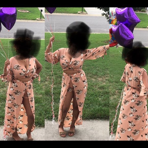 Womens floral Two piece set - Picture 1 of 6